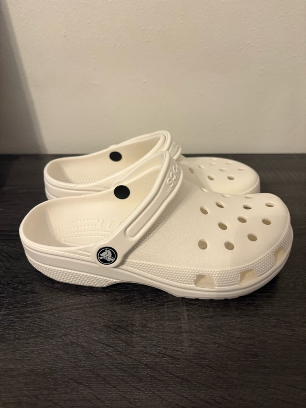 NWT White Crocs | W8, M6 - Picture 2 of 6